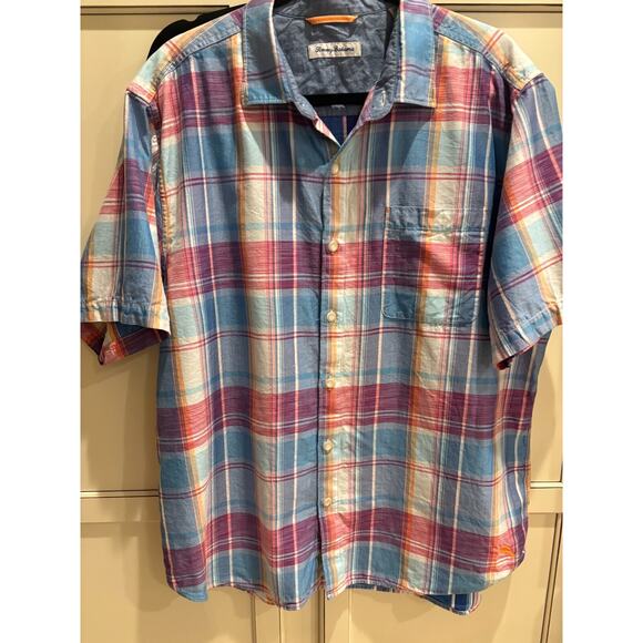 Tommy Bahama Men's, Summer Down Under Camp Shirt, Vibrant Sea, XL MSRP $128 - Picture 2 of 4